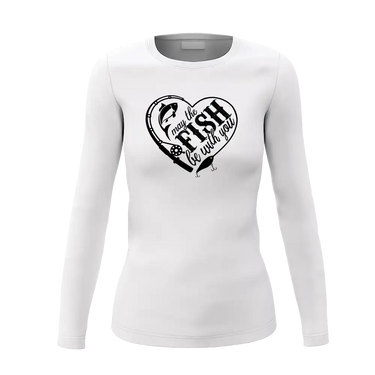 May The Fish Be With You Women Long Sleeve Shirt